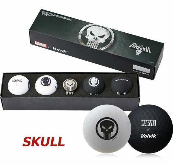 Volvik ボルビック MARVEL GIFT SET 2.0 ゴルフボール 4球 クリップ