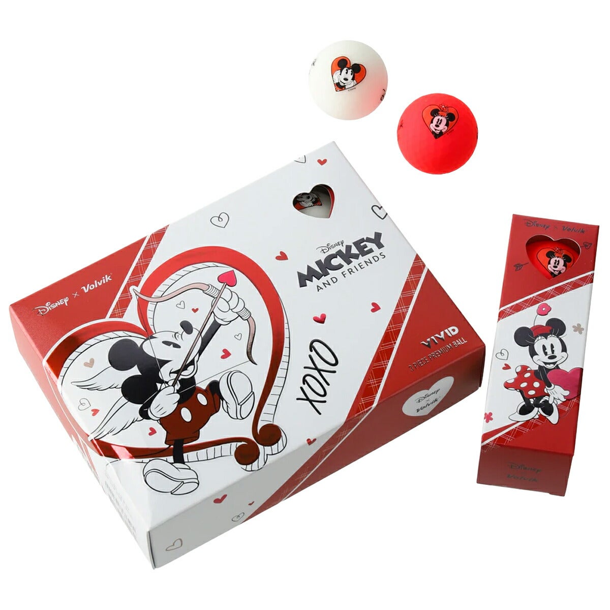 ボルビックディスタンスミッキーアンドフレンズゴルフボール1ダースVV5PNA03Volvik【23FW】