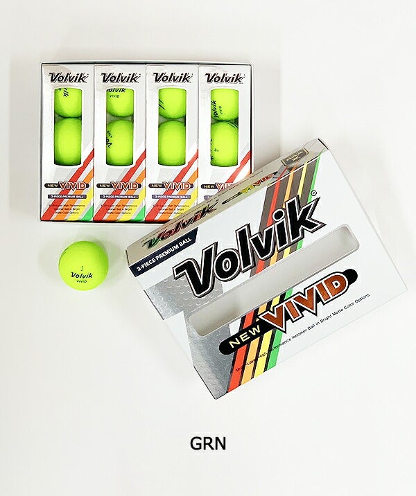 ボルビックVIVIDゴルフボール1ダースVV5PNA04Volvik【23】