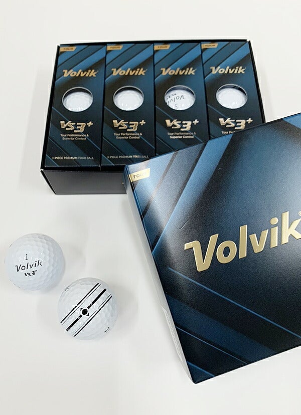 ボルビックVS3+ゴルフボール1ダースVV5PNA09Volvik【23】