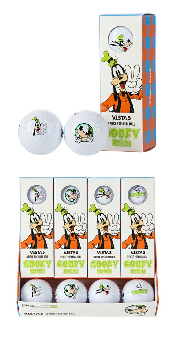 ボルビックディズニーグーフィーゴルフボール1ダースVV5PNA15Volvik【23】