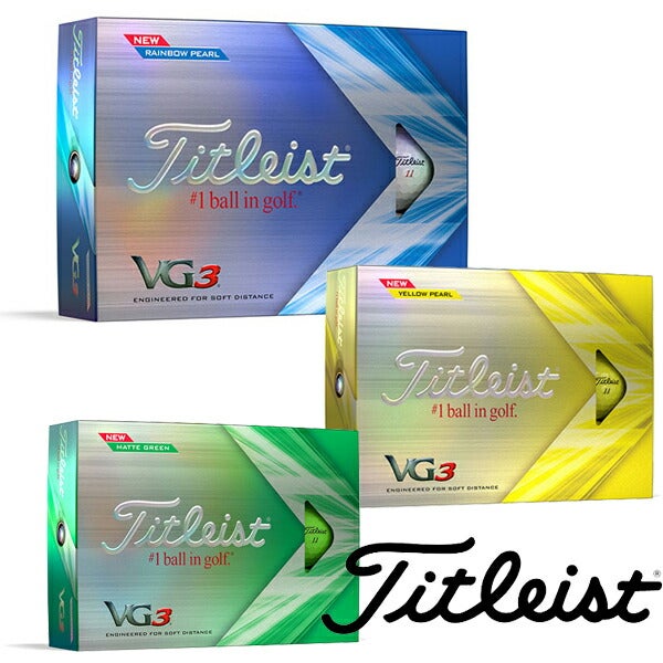 タイトリストNEWVG3ゴルフボール1ダース【22】Titleist