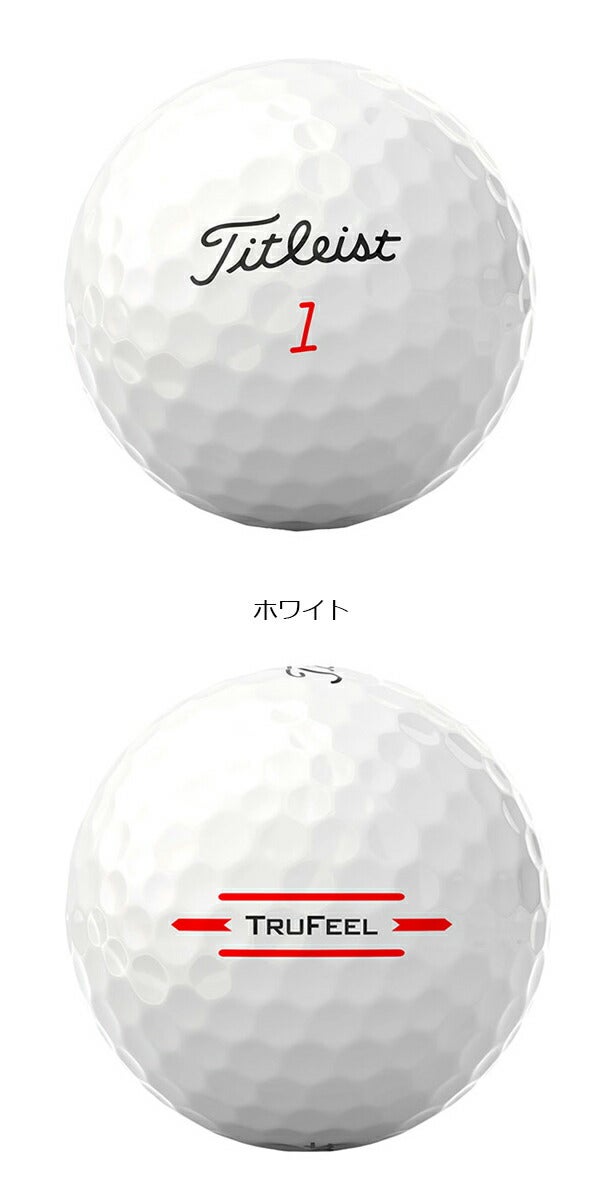 24SSタイトリストTRUFEELトゥルーフィールゴルフボール1ダースTitleist【24】