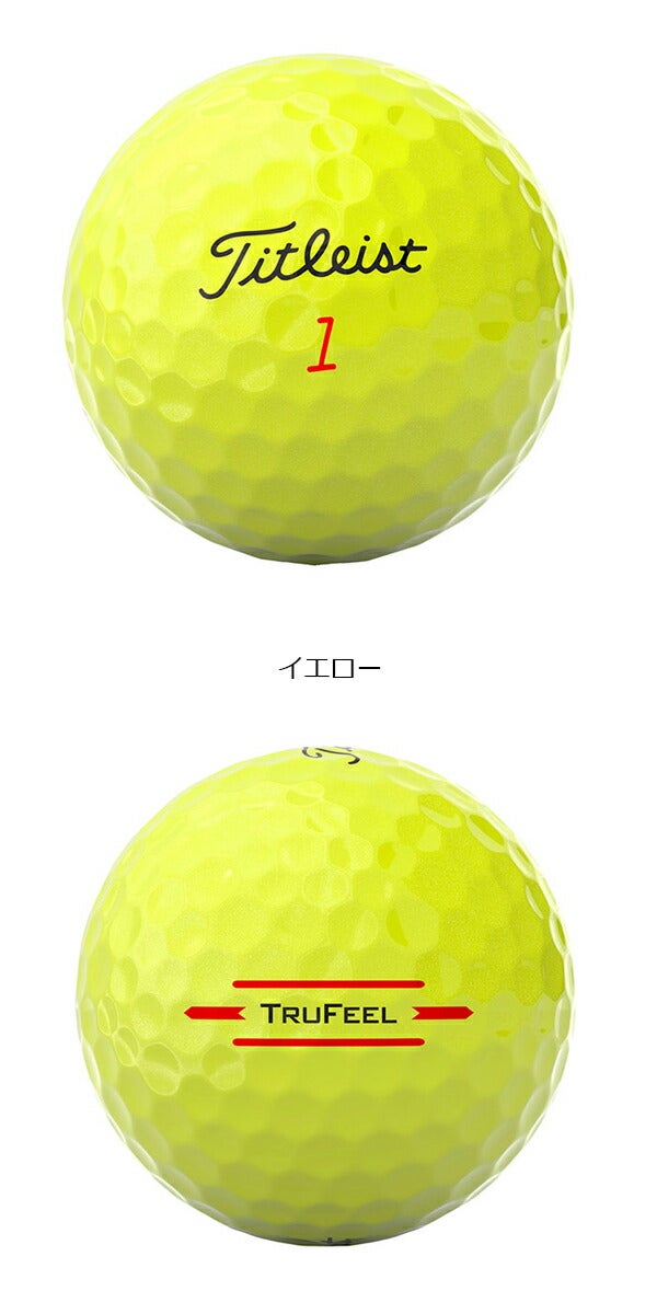 24SSタイトリストTRUFEELトゥルーフィールゴルフボール1ダースTitleist【24】