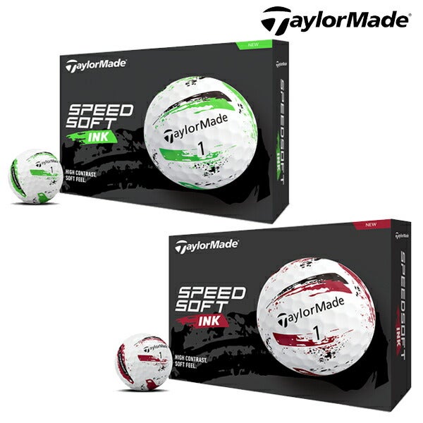 テーラーメイドSpeedSoftINKスピードソフトインクゴルフボール1ダース【24】