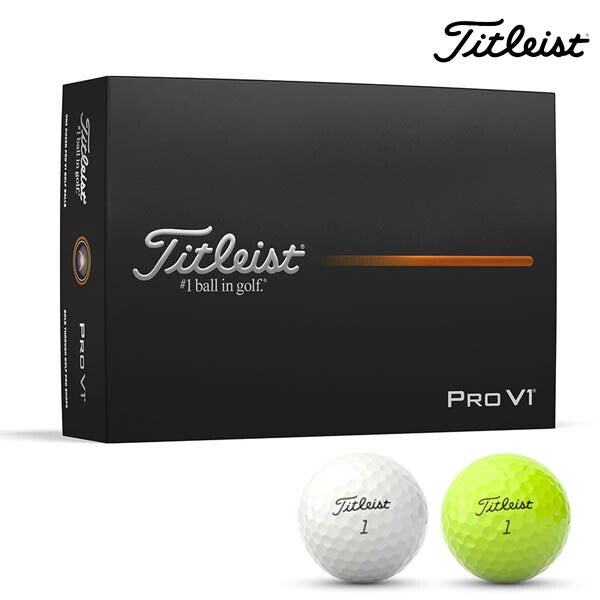 タイトリストPROV1ゴルフボール1ダースTitleist【25】