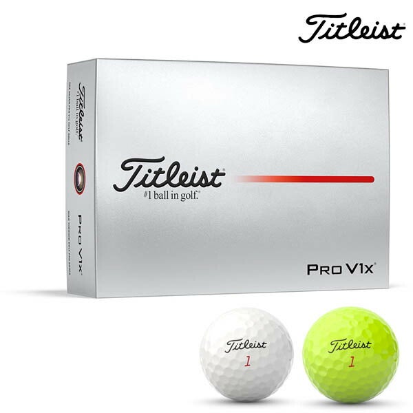 タイトリストPROV1Xゴルフボール1ダースTitleist【25】
