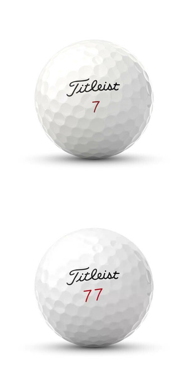 【オウンネーム】タイトリストPROV1Xゴルフボール1ダースTitleistホワイトイエローハイナンバーローナンバー【25】