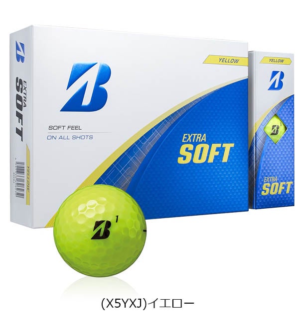 ブリヂストンEXTRASOFTエクストラソフトゴルフボール1ダースBRIDGESTONEGOLF【25】