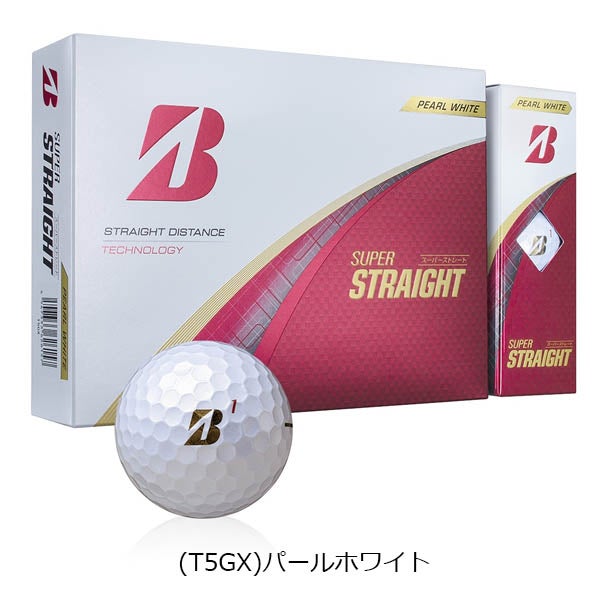 ブリヂストンSUPERSTRAIGHTスーパーストレートゴルフボール1ダースBRIDGESTONEGOLF【25】