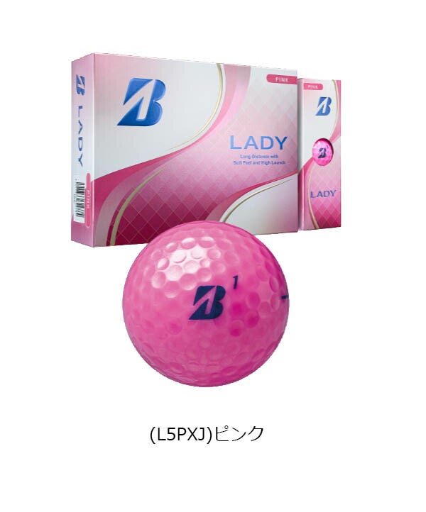 ブリヂストンレディースLADYゴルフボール1ダースBRIDGESTONEGOLF【25】