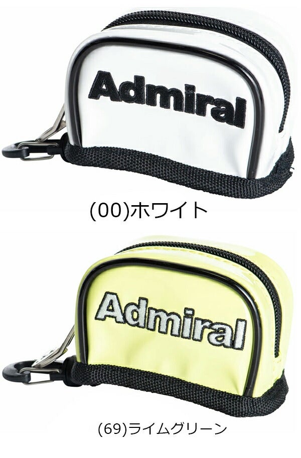 アドミラルユニセックスエナメルシリーズボールポーチADMG2AE2AdmiralGOLF【22】ボールケースボール入れ
