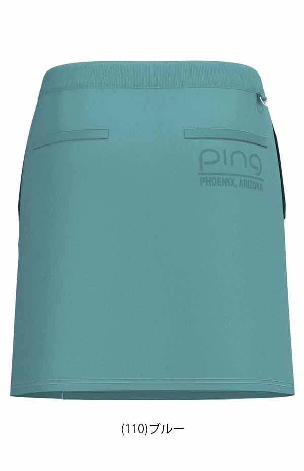 ピンアパレル2023年秋冬モデルレディースダンボールニットスカート622-3234006PINGGOLF【23】