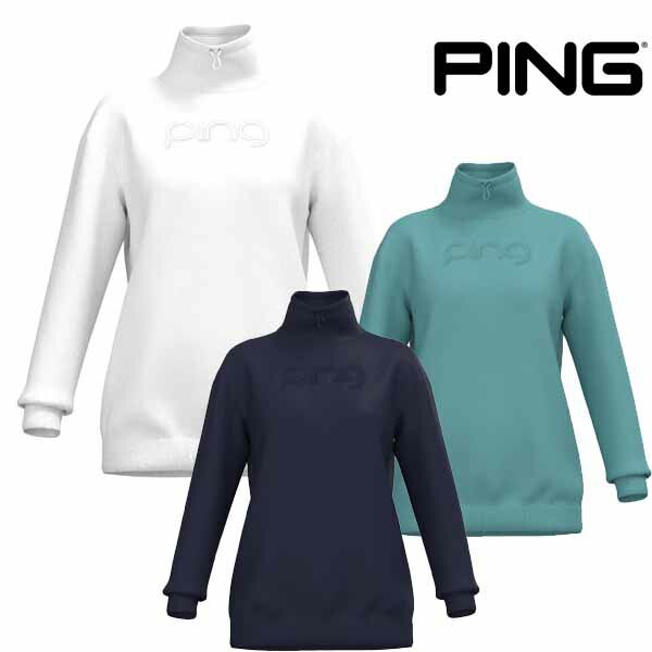 ピンアパレル2023年秋冬モデルレディースダンボールニットカットソー622-3262004PINGGOLF【23】