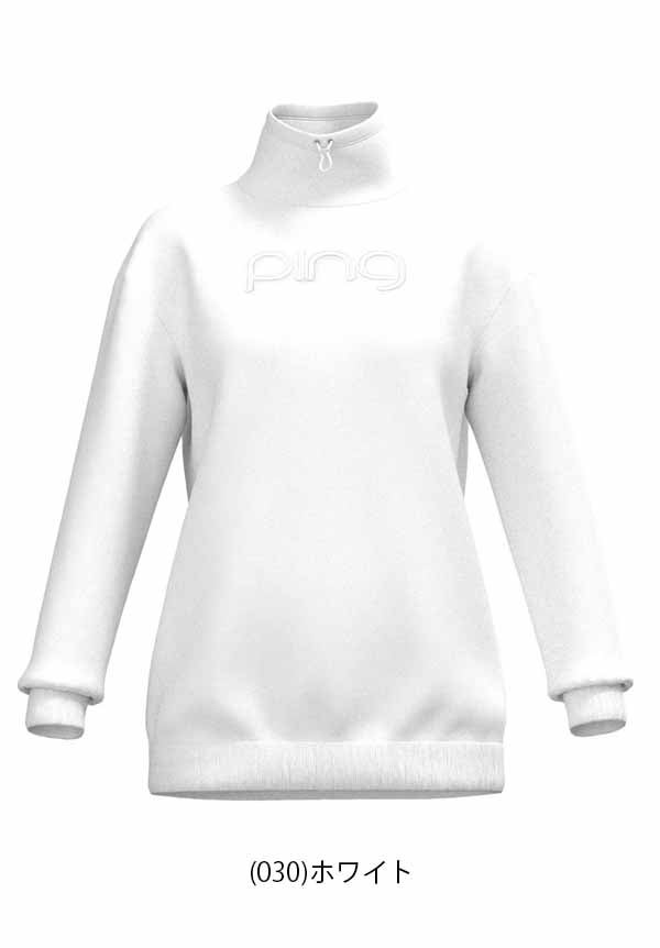 ピンアパレル2023年秋冬モデルレディースダンボールニットカットソー622-3262004PINGGOLF【23】