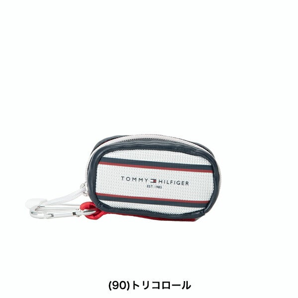 トミーヒルフィガー2025年秋冬モデルユニセックスエッセンシャルボールポーチゴルフボール2個収納可能THMG5FE1【25】