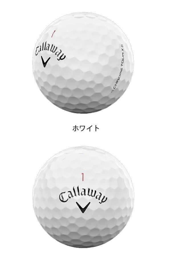 【2ダースセット】キャロウェイゴルフクロムソフトツアーXゴルフボール2ダース【24SS】