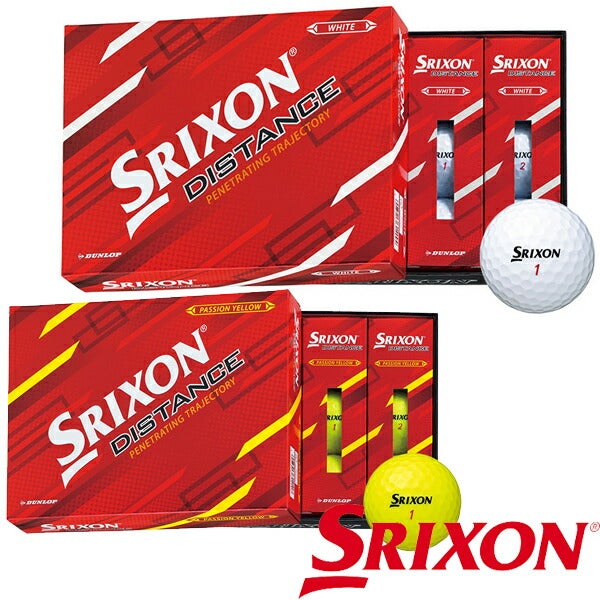 ダンロップスリクソンディスタンスゴルフボール１ダース【22】SRIXON