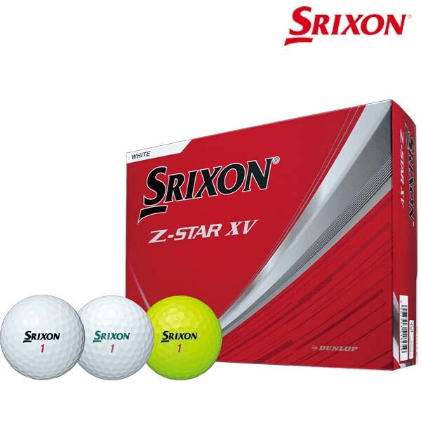 ダンロップスリクソンメンズZSTARXVゴルフボール1ダース2025年モデルSRIXONスリクソンゼットスターエックスブイZ-STAR【25】