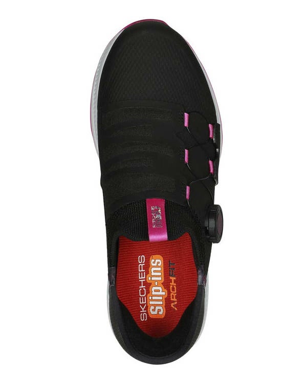 スケッチャーズレディースGOGOLFELITE5TwistFit（ツイストフィット）ダイヤルスパイクレススリップインズゴルフシューズ防水123062【25】