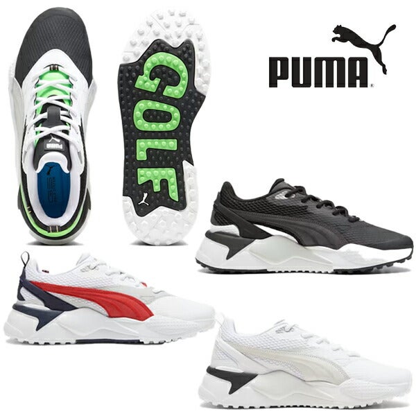 プーマゴルフ2024年秋冬モデルユニセックスGS-Xエフェクトスパイクレスシューレースゴルフシューズ379207PUMAGOLF【24】