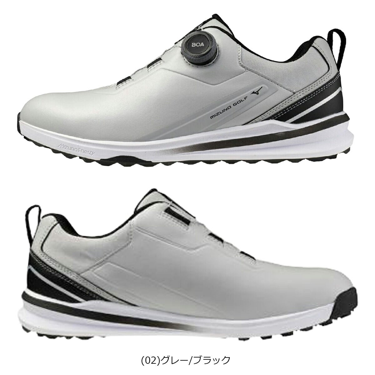 ミズノメンズネクスライトエナジーIIスパイクレスBOAゴルフシューズ3E相当防水51GM2651【26SS】