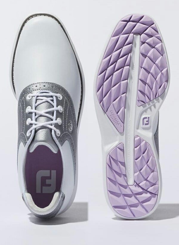 フットジョイレディースFJトラディションズシューレーススパイクレスゴルフシューズFootJoy【23】
