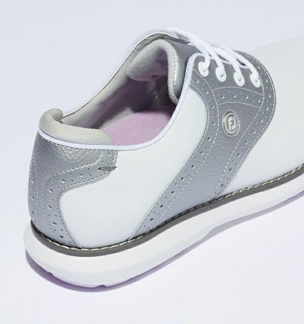 フットジョイレディースFJトラディションズシューレーススパイクレスゴルフシューズFootJoy【23】