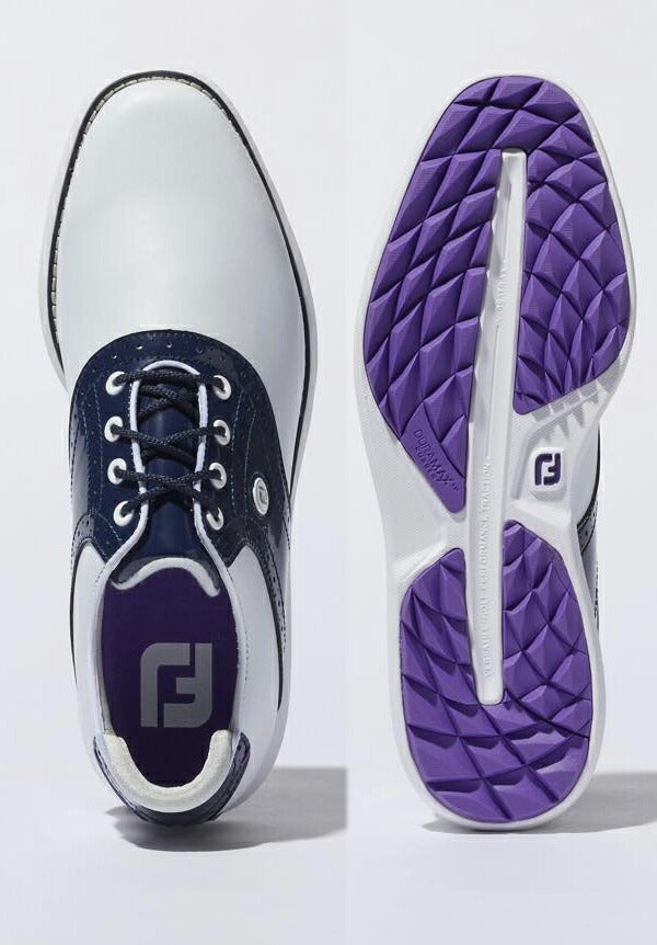 フットジョイレディースFJトラディションズシューレーススパイクレスゴルフシューズFootJoy【23】