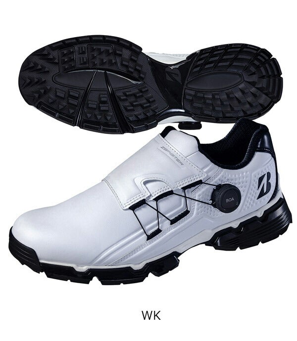 ブリヂストンメンズゼロ・スパイクバイターツアーボアスパイクレスゴルフシューズ3E相当防水SH2401BRIDGESTONEGOLFスパイクレスボア【24】