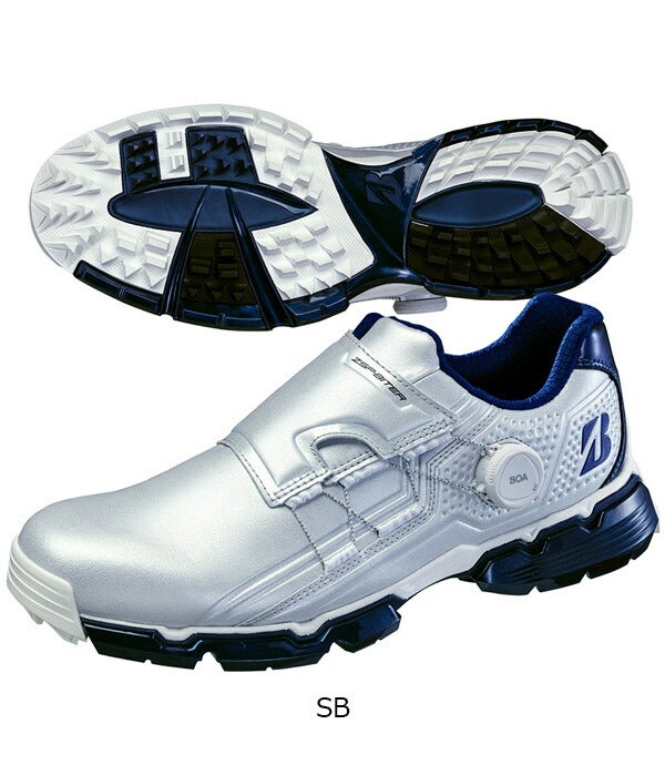 ブリヂストンメンズゼロ・スパイクバイターツアーボアスパイクレスゴルフシューズ3E相当防水SH2401BRIDGESTONEGOLFスパイクレスボア【24】