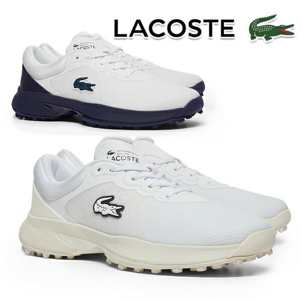 ラコステ2025年春夏モデルメンズGOLFPOINT1251SMAシューレーススパイクレスゴルフシューズ49SMA0095LACOSTE【25】