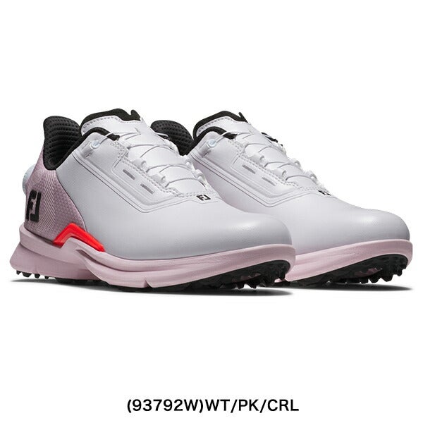 フットジョイレディース25WOフューエルボアスパイクレスゴルフシューズBOAウィズ：W防水FootJoy【25】