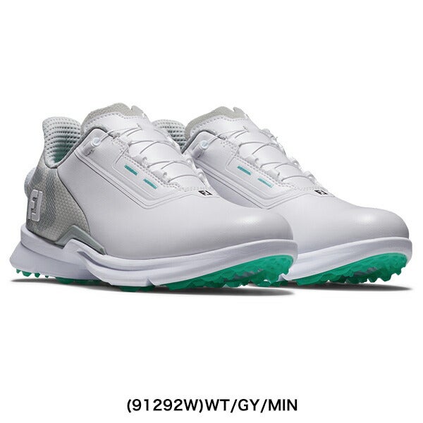 フットジョイレディース25WOフューエルボアスパイクレスゴルフシューズBOAウィズ：W防水FootJoy【25】