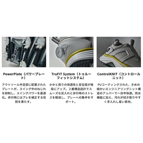 フットジョイレディース25WOハイパーフレックスボアスパイクゴルフシューズBOAウィズ：W防水パルサーLP(FTS3.0)FootJoy【25】