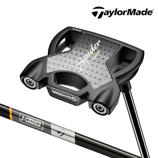 24SSテーラーメイドメンズスパイダーSPIDERTOURTRUSSTM1トラスヒールパターKBSBLACKSTEPLESSスチールシャフトTaylorMade【24】