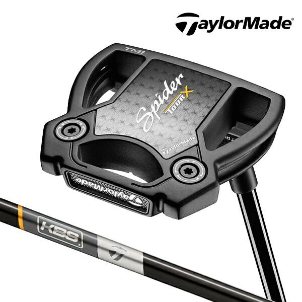 24SSテーラーメイドメンズスパイダーSPIDERTOURXTRUSSTM1トラスヒールパターKBSBLACKSTEPLESSスチールシャフトTaylorMade【24】