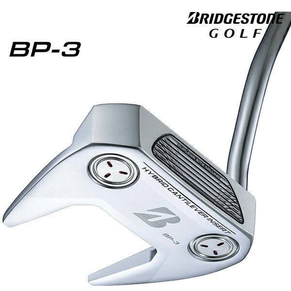 ブリヂストンゴルフメンズパターオリジナルスチールシャフトダブルベンドオリジナルラバーパターグリップ（ブラック）BP-3【24】