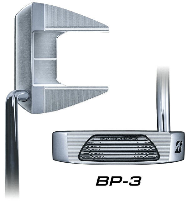 ブリヂストンゴルフメンズパターオリジナルスチールシャフトダブルベンドオリジナルラバーパターグリップ（ブラック）BP-3【24】