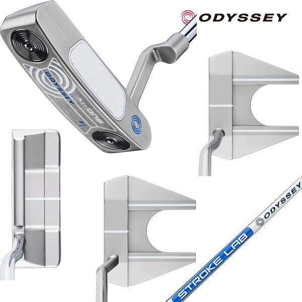 【数量限定】オデッセイメンズAi-ONEシルバーパターSTROKELAB90スチールシャフトODYSSEYパター【25】