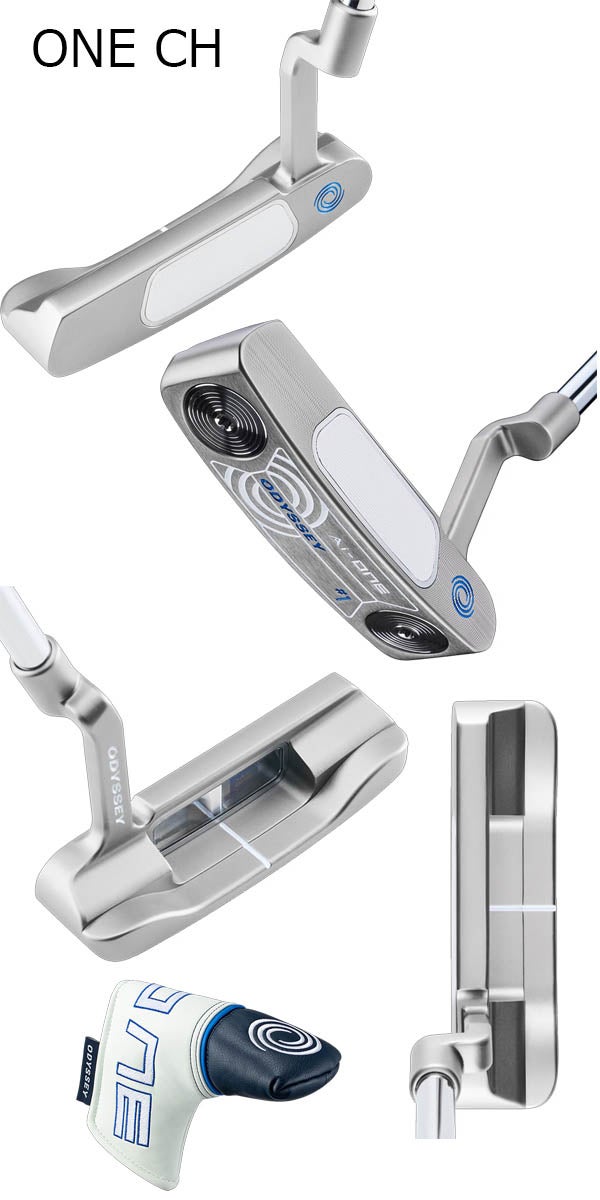 【数量限定】オデッセイメンズAi-ONEシルバーパターSTROKELAB90スチールシャフトODYSSEYパター【25】