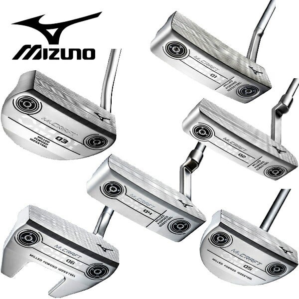 ミズノメンズMCRAFTOMOIパターダブルニッケル仕上げ【23】MIZUNOGOLF日本正規品