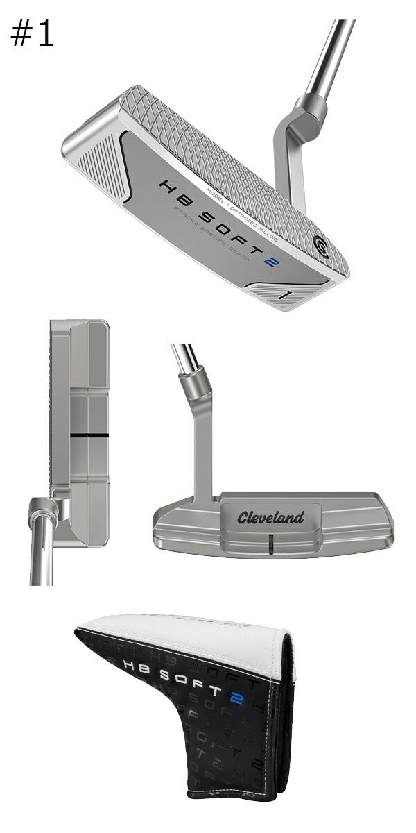 24SSダンロップメンズクリーブランドHBSOFT2パターオリジナルスチールシャフトClevelandGolf【24】
