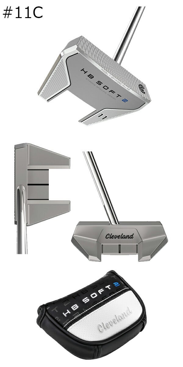 24SSダンロップメンズクリーブランドHBSOFT2パターオリジナルスチールシャフトClevelandGolf【24】