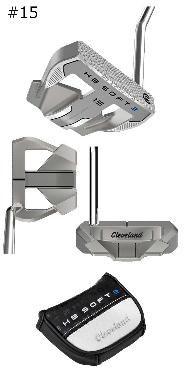 24SSダンロップメンズクリーブランドHBSOFT2パターオリジナルスチールシャフトClevelandGolf【24】