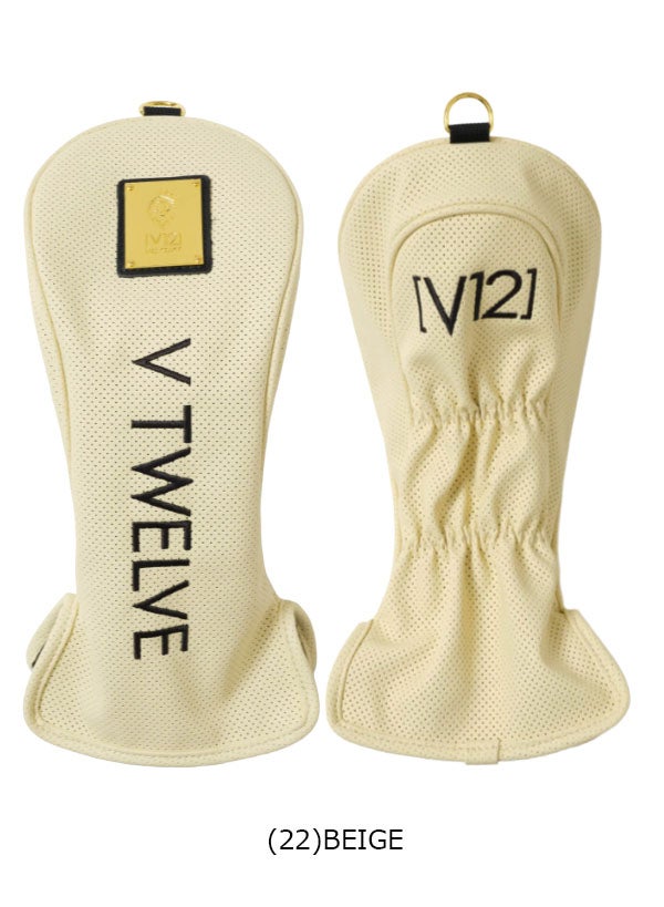 V122025年春夏モデルユニセックスPUNCHINGドライバー用ヘッドカバーV122511-AC12【25】