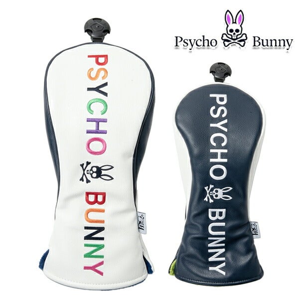 サイコバニー2024年秋冬モデルユニセックスPUフェアウェイウッド用ヘッドカバーPBMG4FH2PsychoBunny【24】