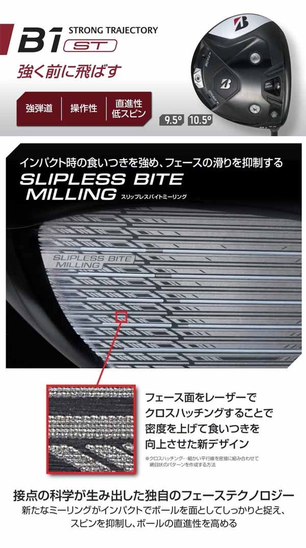 ブリヂストンゴルフメンズB1STドライバーTENSEIProBlue1KカーボンシャフトBRIDGESTONEGOLF【23】