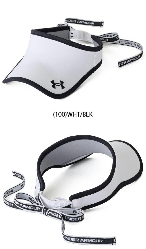 アンダーアーマー2024年春夏モデルレディースUAドライバーリボンバイザー1384859UNDERARMOUR【24】