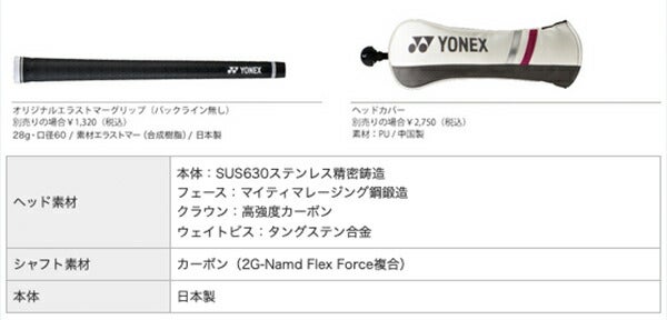 ヨネックスレディースイーゾーンジーティーEZONEGTフェアウェイウッドRK-03GTカーボンシャフト【22】YONEX